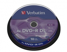 Pyta DVD+R Verbatim DL AZO matt silver